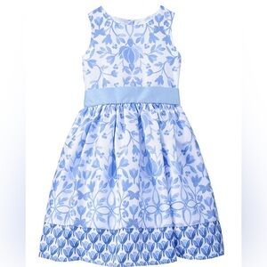 Gymboree Blue and White Floral Dress